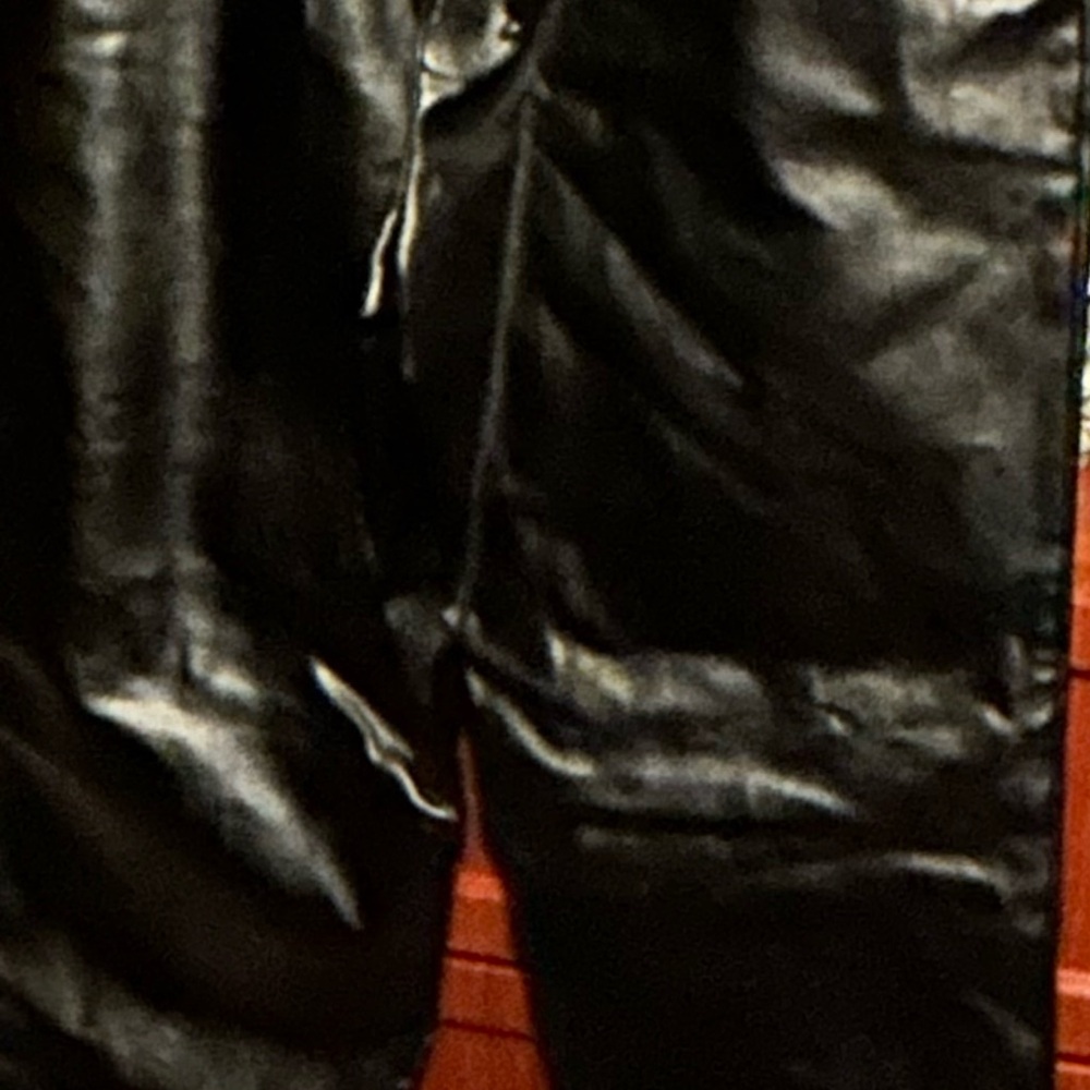 Nasty Gal Black PU Trousers